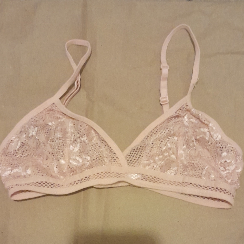 Sears Lace Bralette in Pink